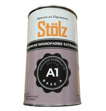 Абсолютно матовая краска для стен и потолков Stölz  A1 Base A 0.9L