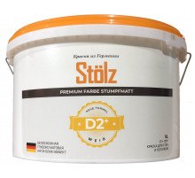 Абсолютно матовая краска для стен и потолков Stölz D2, 3L