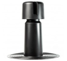 Аэратор для плоской кровли Krovent FLAT RAL 9005 Черный 110 х 450 мм.