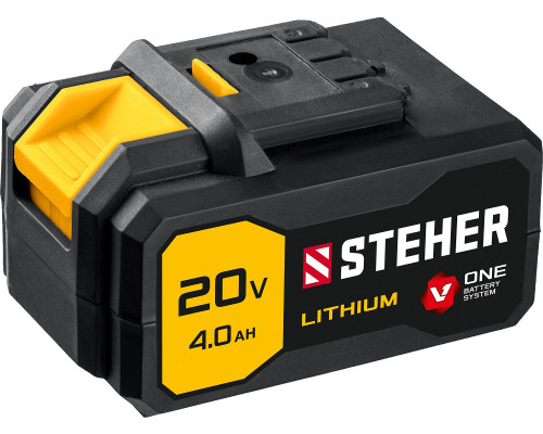 Аккумуляторная батарея V1, 20 В, 4.0 А·ч STEHER V1-20-4