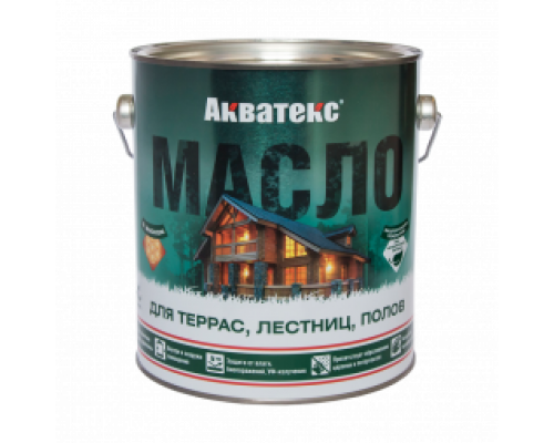 Акватекс масло для террас,лестниц,полов 0,75 л. "Рогнеда"