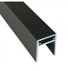 Алюминиевый П-профиль EasyDecking 35 x 25 x 3000 мм. Черное дерево
