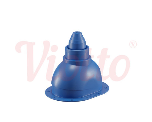 Антенный выход для фальцевой и мягкой кровли Viotto 6 - 50 мм. RAL 5005 Синий