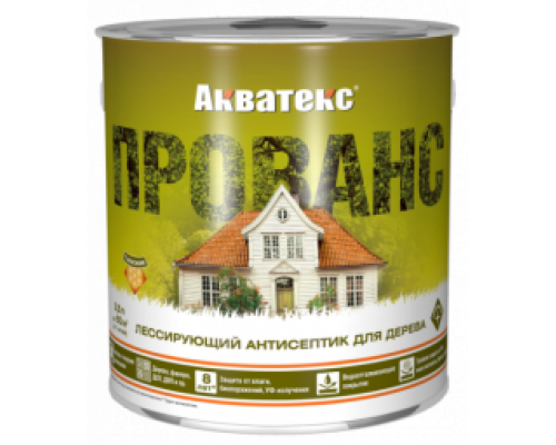 Антисептик для дерева лессирующий АКВАТЕКС -ПРОВАНС орех 0,75 л., Рогнеда