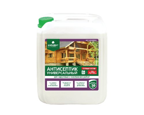Антисептик защитный для древесины универсальный Prosept Eco Universal 10 л.