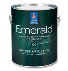 Антивандальная Краска Шервин Уильямс / Sherwin-Williams Emerald Interior Acrylic Latex Paint полуматовая 0,950л.