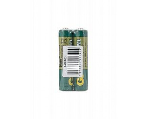 БАТАРЕЙКА GP GREENCELL 24G/ТИП ААА (2 ШТ. В СЛЮДЕ) (20/100)