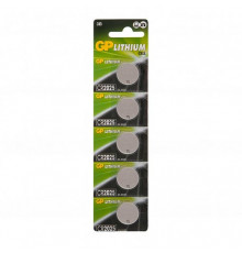 БАТАРЕЙКА GP LITHIUM CR2025-7CR5 (5 ШТ. В БЛИСТЕРЕ) (1/20/400)