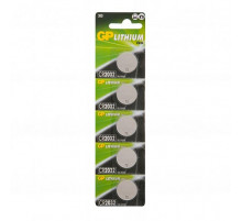 Батарейка GP Lithium CR2032-7CR5, 5 шт в блистере