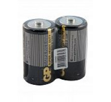 Батарейка GP SUPERCELL 13S, Тип D, 2 шт. в слюде