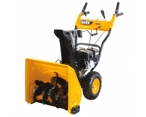 Бензиновая снегоуборочная машина SB 650 E, 6,5 л.с, Loncin, с электростартером, фара Denzel