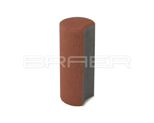 Бетонный столбик BRAER Палисад Винный 100 x 250 мм.