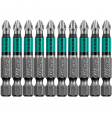 Биты Kraftool Optimum Line 50 мм. PH2 тип хвостовика E 1/4″ 26122-2-50-10