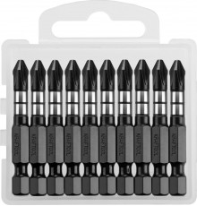 Биты ударные Kraftool Impact PH2 50 мм. (10 шт./упак.) 26191-2-50-S10