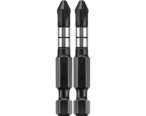 Биты ударные Kraftool Impact PH2 50 мм. (2 шт./упак.) 26191-2-50-S2