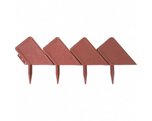 Бордюр "Кирпич" 13 x 300 см. терракот Россия Palisad 65040