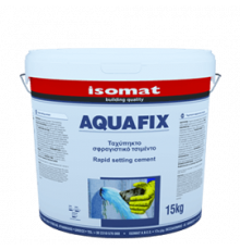 Цемент быстросхватывающийся для моментальной остановки течи воды AquaFix 5 кг. Isomat