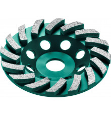Чашка алмазная сегментная Kraftool Turbo Industrial D=125 мм. 33368-125