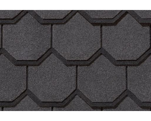 Черепица гибкая Carriage House двухслойная Pearl Black 1,858 м2. CertainTeed