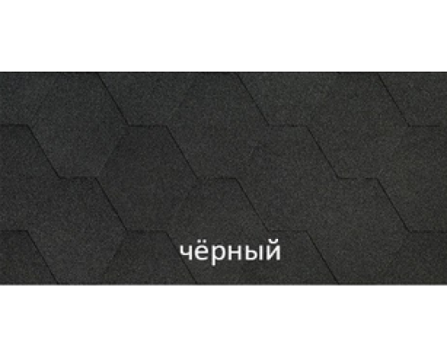 Черепица гибкая Kerabit K+ Черный 3 м2/упак.