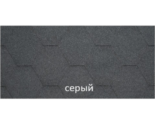 Черепица гибкая Kerabit K+ Серый 3 м2/упак.