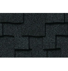 Черепица гибкая ламинированная Presidental Shake TL трехслойная Charcoal Black 1,548 м2. CertainTeed