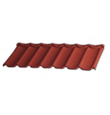 Черепица композитная Gerard Diamant Spanish red 1270 х 398 мм.