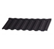 Черепица композитная Gerard Heritage Deep Black 1250 х 367 мм.