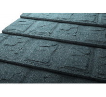 Черепица композитная Gerard Slate Dark Silver 1250 х 368 мм.
