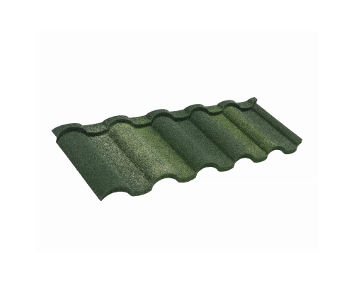 Черепица композитная Технониколь Luxard Roman Малахит 1330 x 430 мм. 0,57 м2.