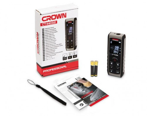 Дальномер лазерный, дальность 0.05-100 м. Crown CT44035