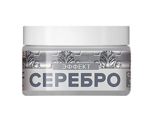Декоративная краска ART DЕCOR с эффектом Серебро (0,2л)