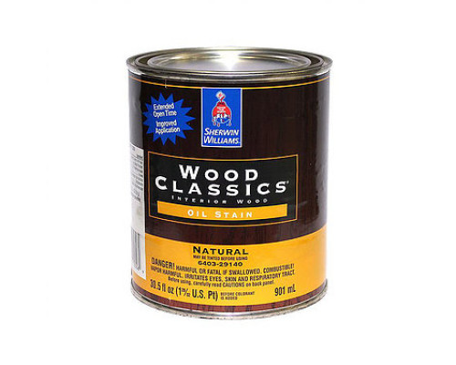 Декоративная пропитка на масляной основе Шервин Уильямс / Sherwin Williams Wood Classics Interior Stain прозрачная 3,785л.