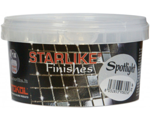 Декоративная серебристая добавка STARLIKE® FINISHES SPOTLIGHT 75 г.