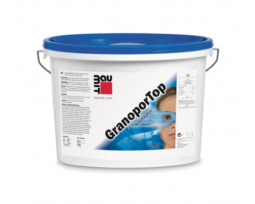 Декоративная штукатурка полимерная Baumit GranoporTop 3.0 "шуба" 25 кг. 2 группа