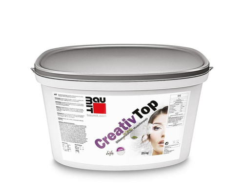 Декоративная штукатурка силиконовая Baumit CreativTop Pearl 0.5 мм. 25 кг. 1 группа 