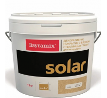 Декоративное покрытие с использованием стекляннхых гранул Bayramix Solar 12 кг.