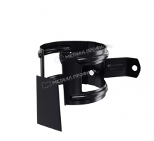 Держатель трубы на дерево Металл Профиль Foramina PUR D100 RAL 9005 Черный темный