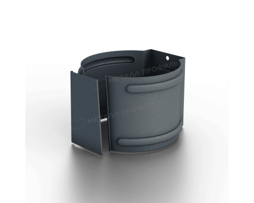Держатель трубы на кирпич Металл Профиль Foramina Freeze D100 Grey Серый