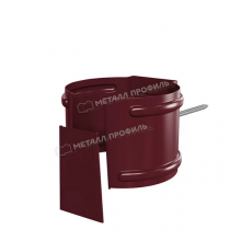 Держатель трубы на кирпич Металл Профиль Foramina PUR D100 RAL 3005 Красное вино