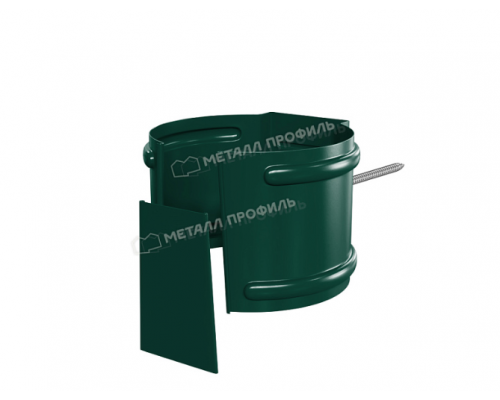 Держатель трубы на кирпич Металл Профиль Foramina PUR D100 RAL 6005 Зеленый мох