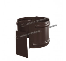 Держатель трубы на кирпич Металл Профиль Foramina PUR D100 RAL 8017 Коричневый шоколад