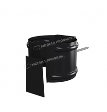 Держатель трубы на кирпич Металл Профиль Foramina PUR D100 RAL 9005 Черный темный