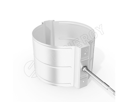 Держатель трубы Stynergy D185/150 мм. (саморез 10х160мм) RAL 9003 Cигнальный белый