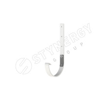 Держатель желоба 260 мм. Stynergy D125/100 мм. RAL 9003 Сигнальный белый