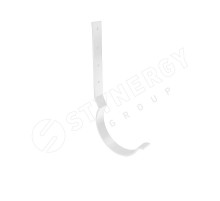 Держатель желоба длинный полоса 310 мм. Stynergy 125/90 мм. RAL 9003 Сигнальный белый