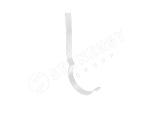 Держатель желоба длинный полоса 310 мм. Stynergy 125/90 мм. RAL 9003 Сигнальный белый