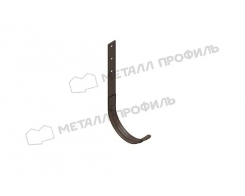 Держатель желоба Металл Профиль Foramina Freeze D125 х 280 мм. DarkBrown Темно-коричневый