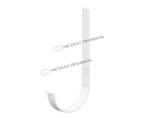 Держатель желоба Металл Профиль GS Lite D125 х 280 мм. RAL 9003 Белый