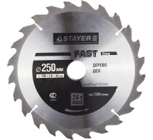 Диск пильный STAYER MASTER "FAST-Line" по дереву, 250х30мм, 24Т                                     
